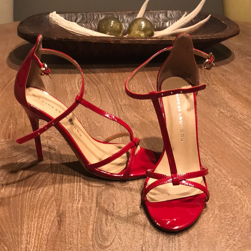 Red Chinese Laundry Heels